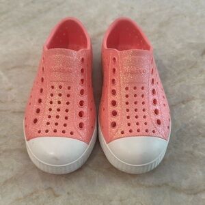 Pink native girls sandals